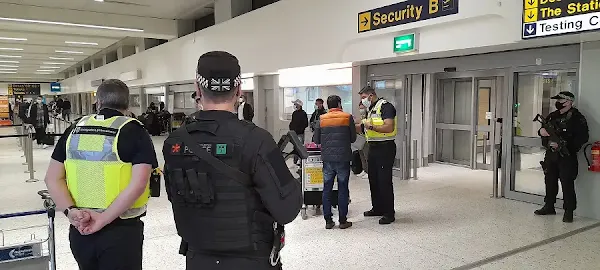 Manchester Airport Police Video